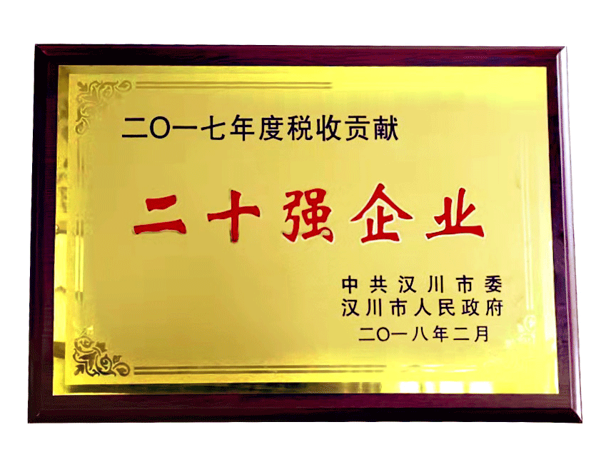 2017年度稅收貢獻(xiàn)二十強(qiáng)企業(yè)